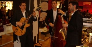 trio jazz paris, galeries lafayettes