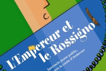 L'affiche du spectacle L'Empereur et le Rossignol