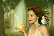 Final de magie du visuel d'Elfia