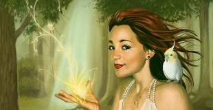 Final de magie du visuel d'Elfia