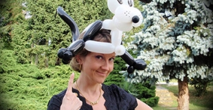 Chapeau rigolo sous forme de chien