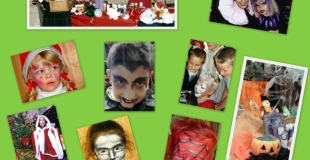 Maquillage avec Marie-Noëlle cousine du Père Noël !