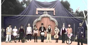 La troupe du Cirque Lontan