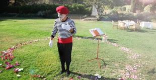 mime pour un mariage