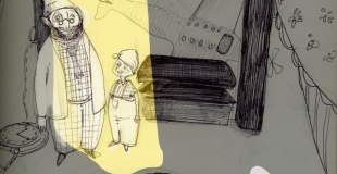 illustration projetée durant le spectacle