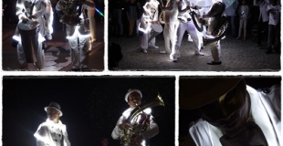 Petit Peuple d'Elfés, échassier, acroabtes, jongleur, monocycle, musicien,, noël, rue, déambulation,