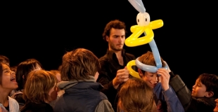 Sculpture sur ballons