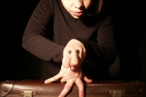 Marionnettes, clown, arbre de noel