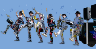 Char de parade  illuminée