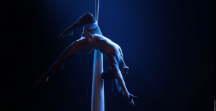 Tissu aérien, drap aérien, numéro de cirque