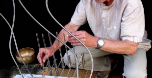 Sculpture musicale installation interactive