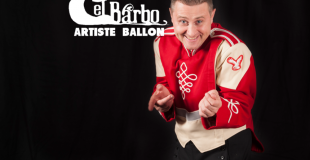 Elbarbo sculpteur sur ballons