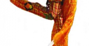 GRIBOUILLE et sa Fiancée - Clown sur échasses