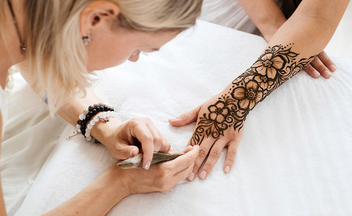 Animation tatouage au Henné pour l'évènementiel !