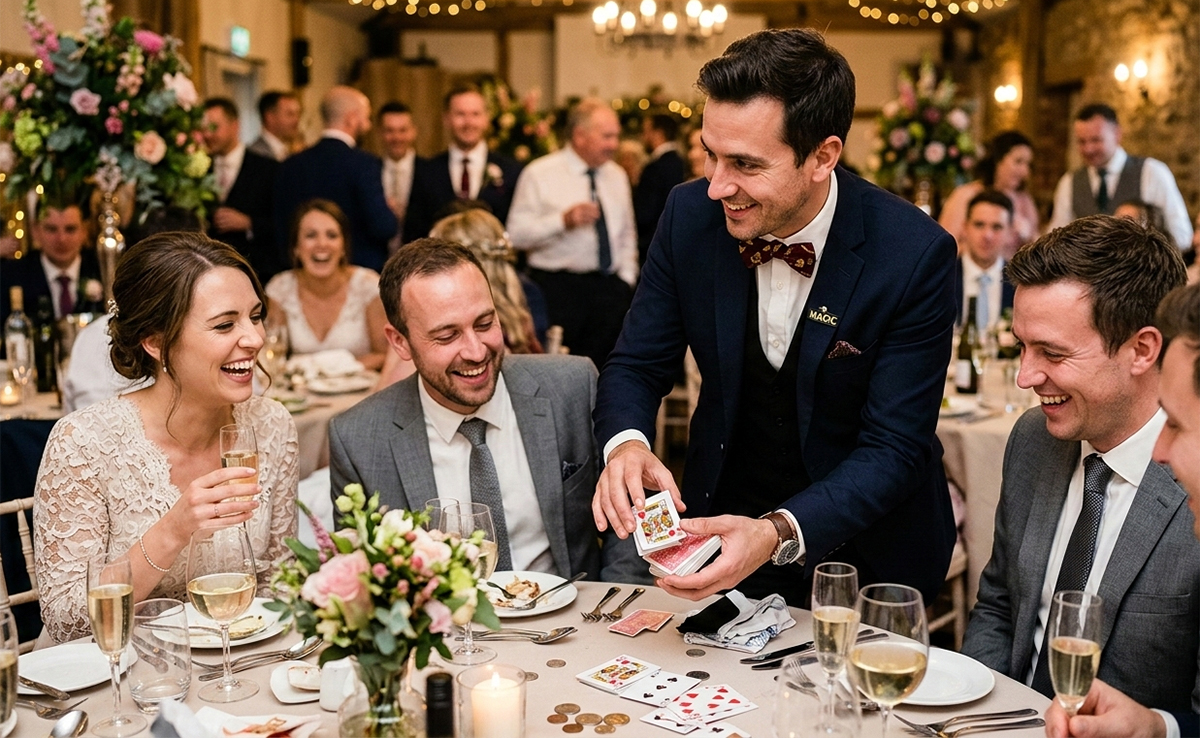 Animation magie close-up pour mariage : les meilleurs magiciens à votre service !