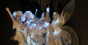 Échassiers blancs en animation de mariage : conseils & devis