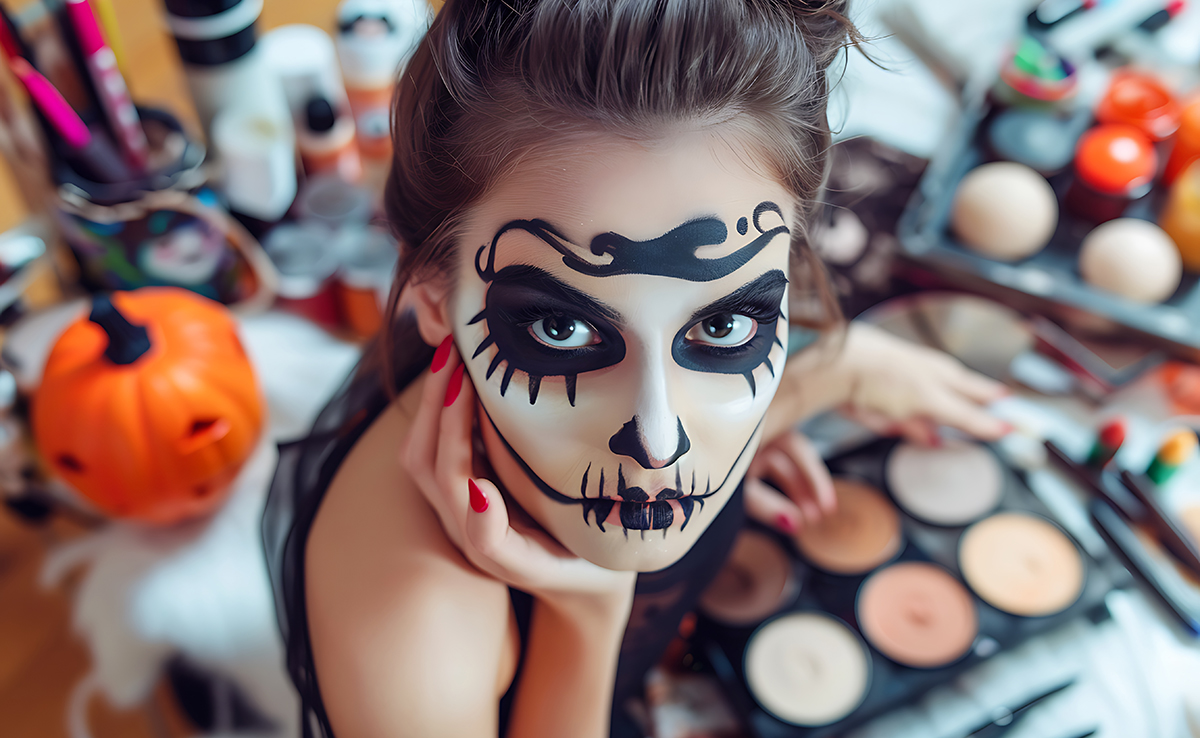 Stand maquillage Halloween : des maquilleuses professionnelles à votre service !