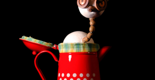 Le Théâtre avec un nuage de lait