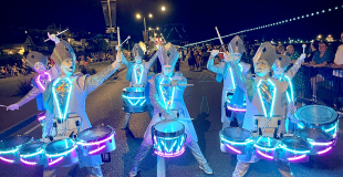 Moz Drums, les musiciens lumineux