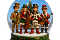 Les Bonzhommes de Noël, musiciens de Noël