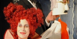 la reine , le majordome et le Prince Clotaire