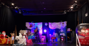 La scène pour votre arbre de noël