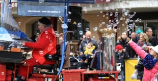 un nuage de bulles pour les enfants