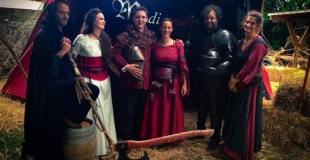 MEDIEVADE CAMPEMENT-JEU D'EVASION GRANDEUR NATURE SOUS TENTE MEDIEVALE