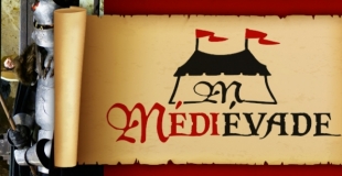 MEDIEVADE CAMPEMENT-JEU D'EVASION GRANDEUR NATURE SOUS TENTE MEDIEVALE