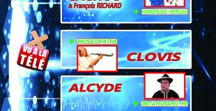 Le plateau d'humoristes Clovis, Alcyde et François RICHARD