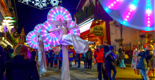 Les Nymphéas dans une station de ski pour Noël