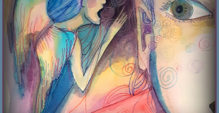 Affiche du spectacle Le Fabuleux Cadeau de Maximilien, illustration Audrey Denis