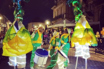 echassiers lumineux parade musique wim percussion