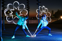 Jongleurs lumineux LED