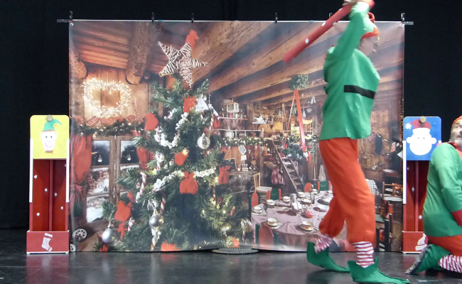 Spectacle de Noël : Les Lutins Testeurs de jouets, Le Moulin des Jalles