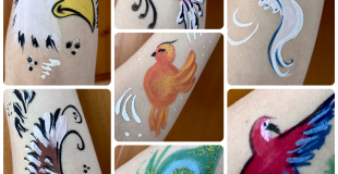 maquillages d'oiseaux