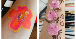 maquillages fleurs, fruits et légumes