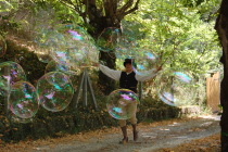 Bulles de savons géantes
