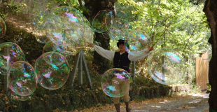Bulles de savons géantes