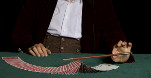 Le castelet installé en extérieur