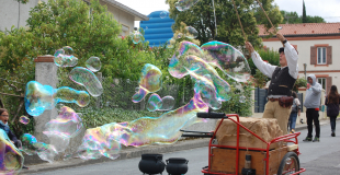 Bulles de savons géantes
