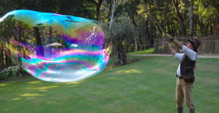 Bulles de savons géantes