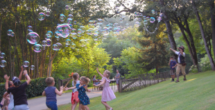 Bulles de savons géantes