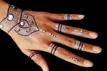 bijoux paillettes fait à la main