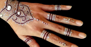 bijoux paillettes fait à la main