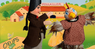 Théâtre de marionnnettes Guignol et les œufs de la ferme​