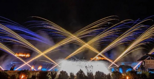 Spectacle pyrotechnique