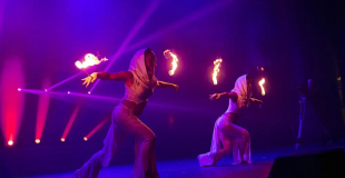Duo danseuse de feu