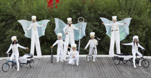 Echassiers blancs lumineux Noël