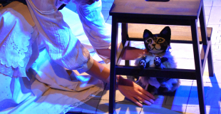 Marionnette Chat Les Contes de Noël d'Andersen_Compagnie Les Enfants Sauvages